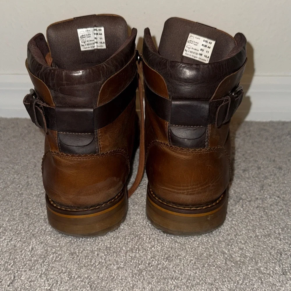Velez Top Grain Leather Boots Vintage Ankle